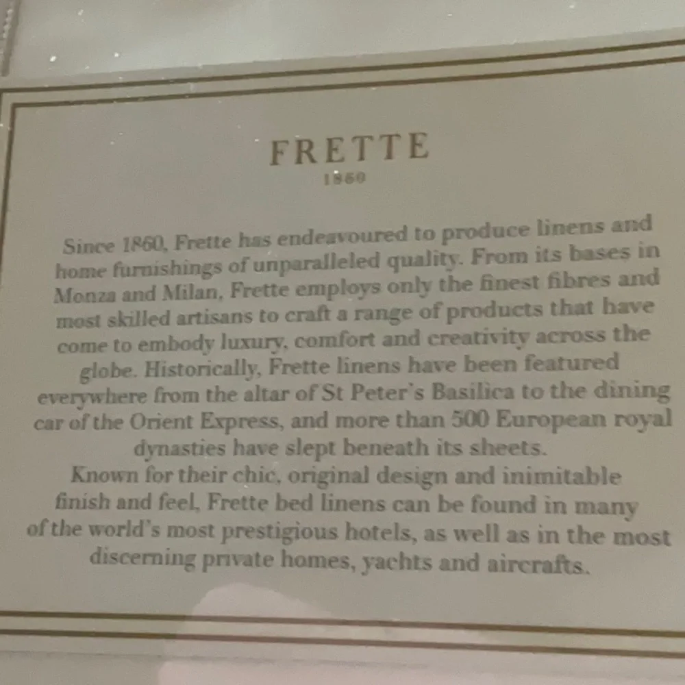 Frette nwt king